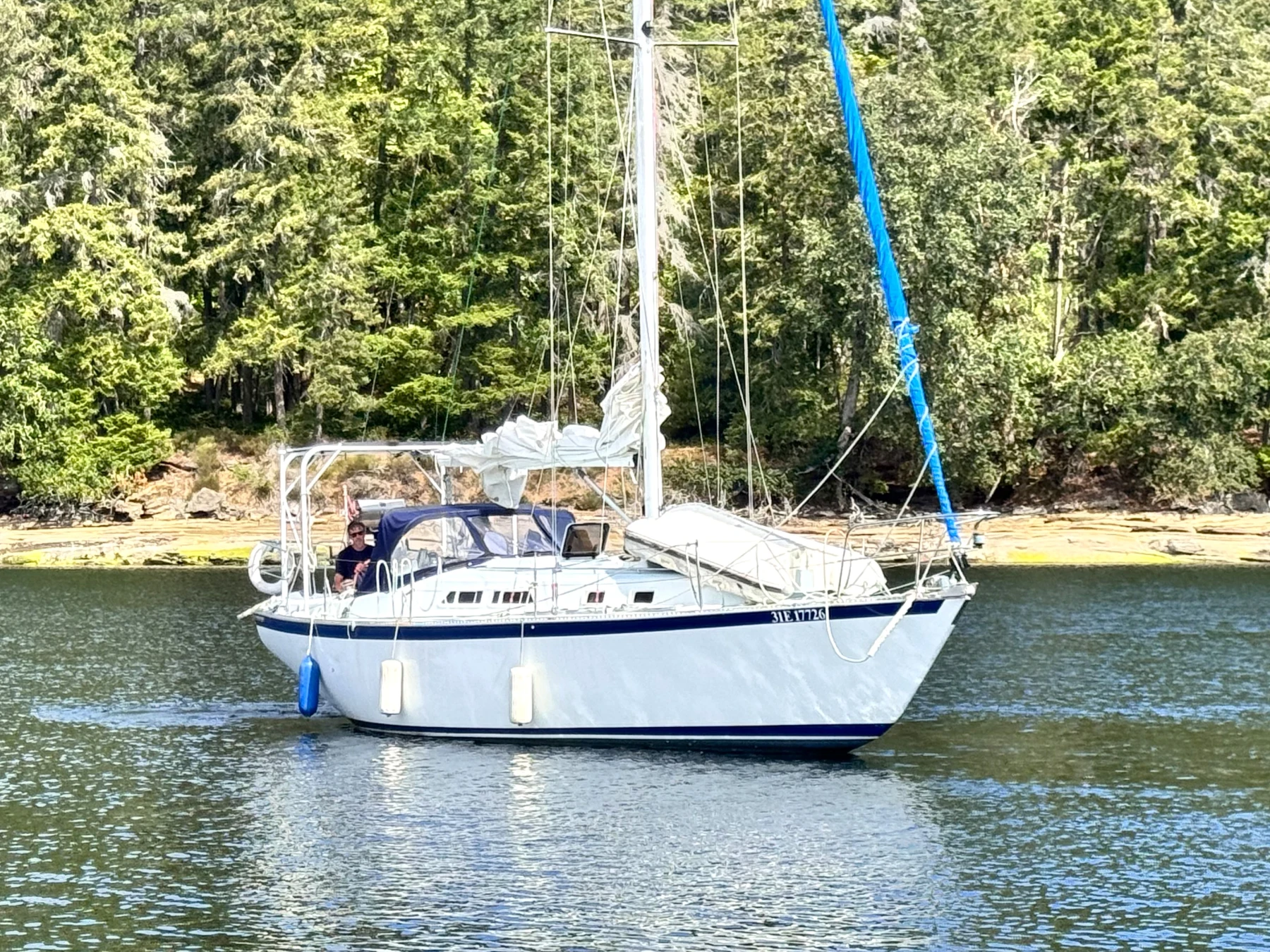 1988 Hughes-Columbia 35 Sloop for sale